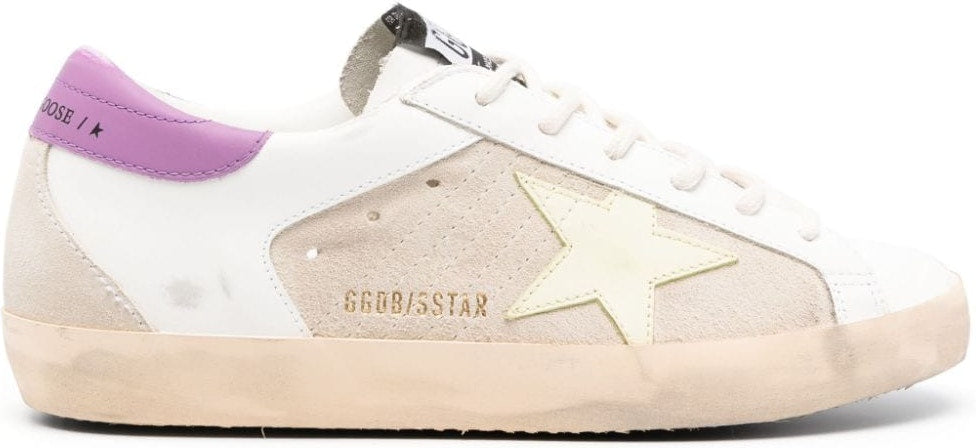 DISTRESSED CALF LEATHER SUPERSTARS.