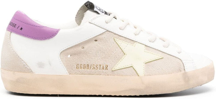 DISTRESSED CALF LEATHER SUPERSTARS.