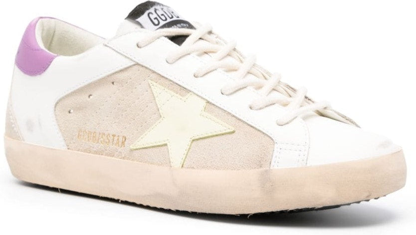 DISTRESSED CALF LEATHER SUPERSTARS.