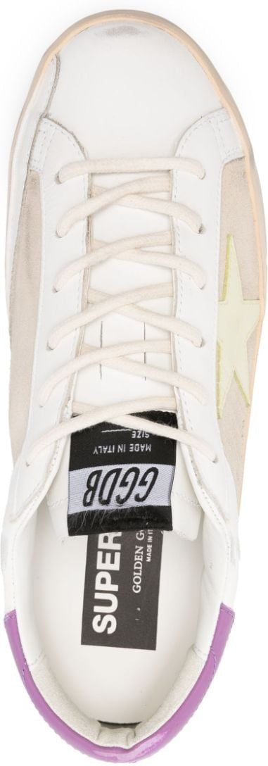 DISTRESSED CALF LEATHER SUPERSTARS.
