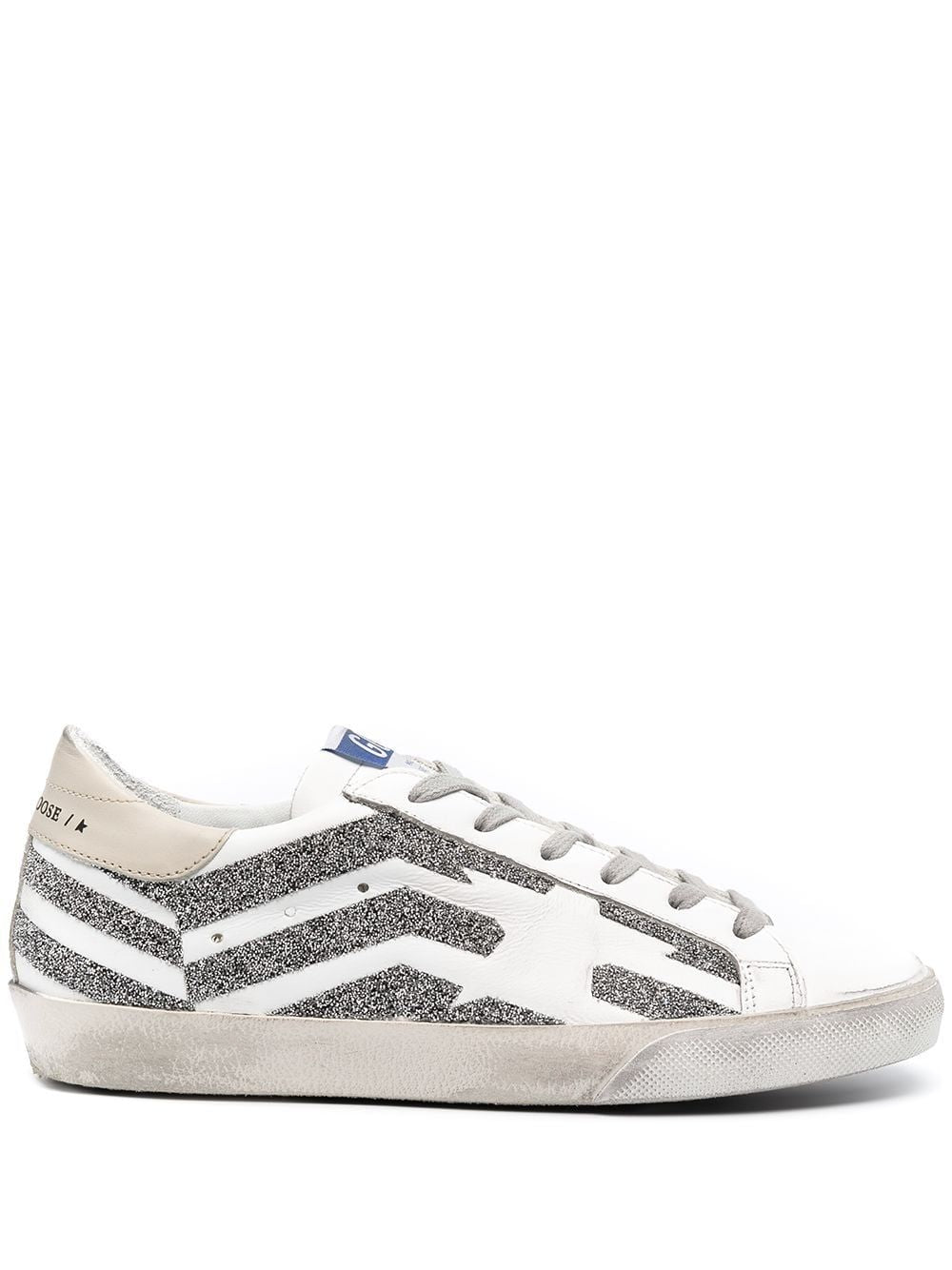 SUPER-STAR LEATHER UPPER WITH CRYST