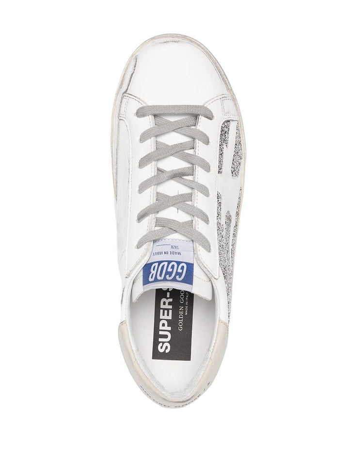 SUPER-STAR LEATHER UPPER WITH CRYST