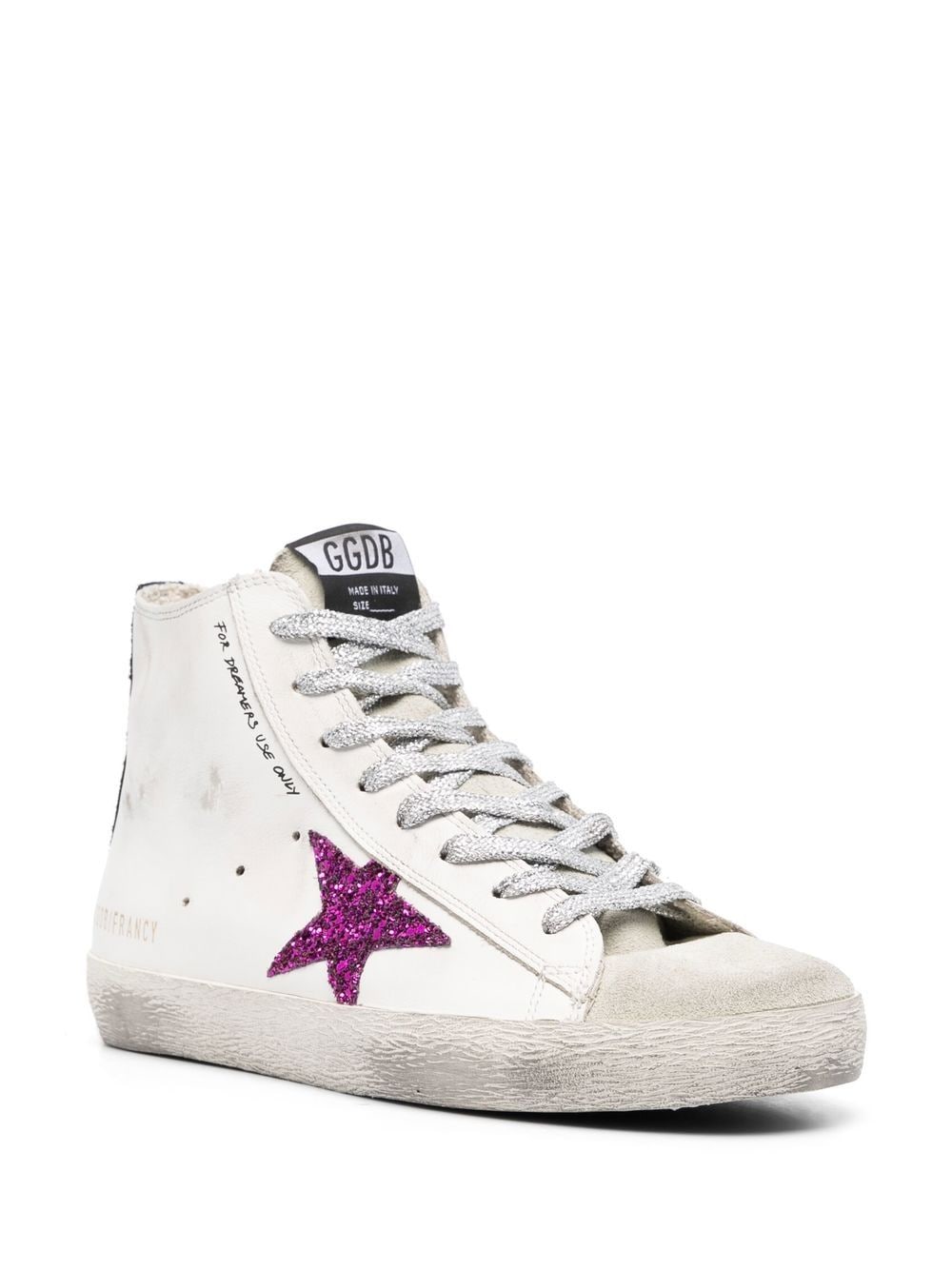 FRANCY LEATHER UPPER SUEDE TOE AND