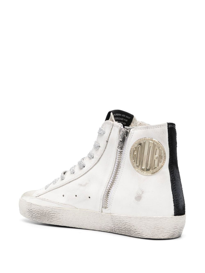 FRANCY LEATHER UPPER SUEDE TOE AND