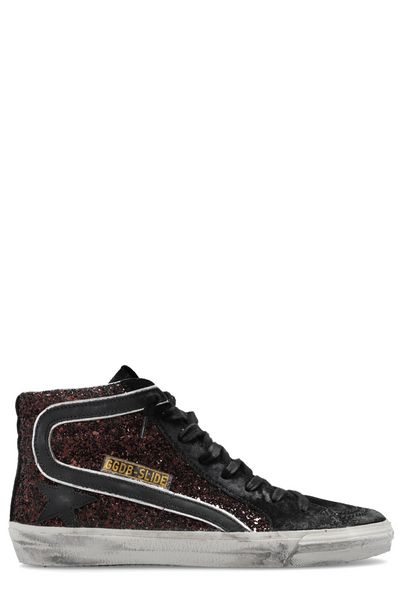 GLITTER HIGH TOP SNEAKERS