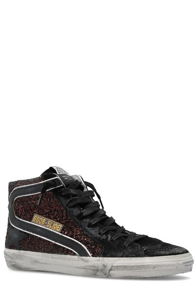 GLITTER HIGH TOP SNEAKERS