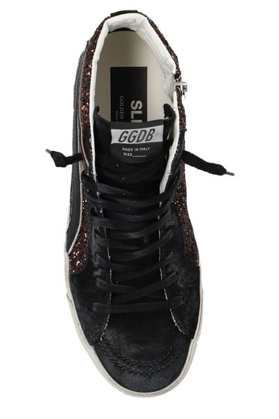 GLITTER HIGH TOP SNEAKERS