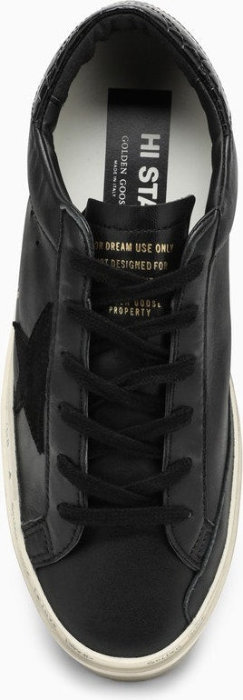 LOW HI STAR BLACK TRAINER WITH PLATFORM
