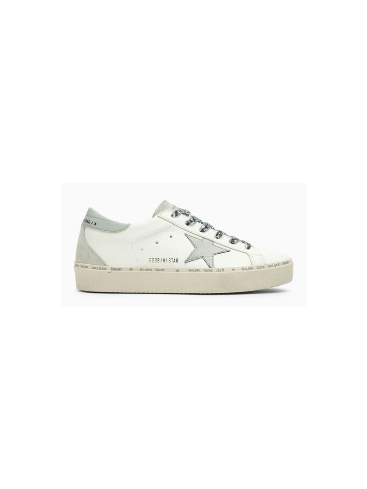 LOW HI STAR WHITE SNEAKERS WITH PLATFORM