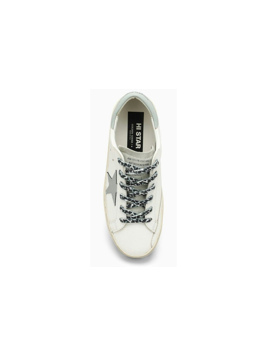 LOW HI STAR WHITE SNEAKERS WITH PLATFORM