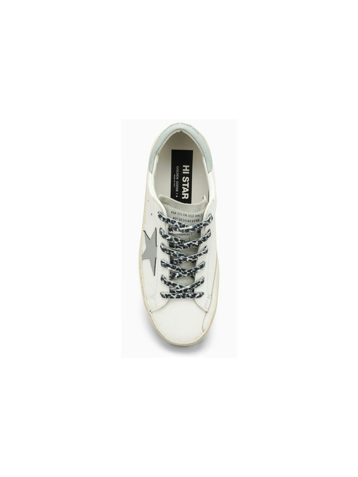 LOW HI STAR WHITE SNEAKERS WITH PLATFORM
