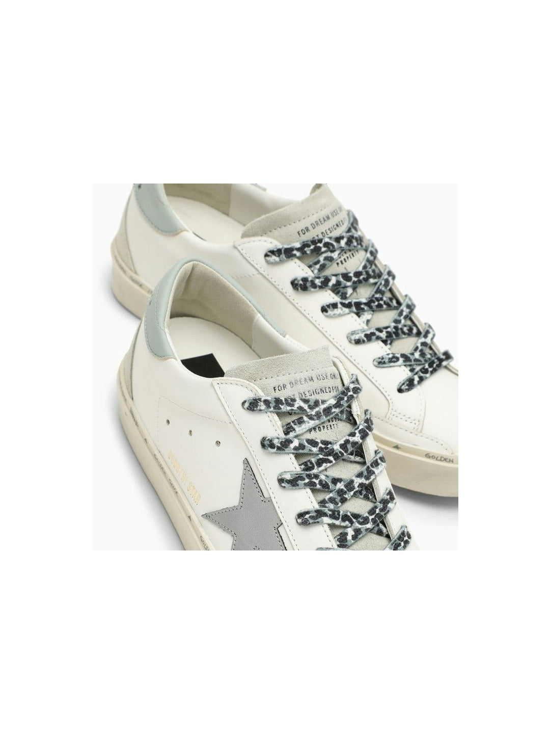 LOW HI STAR WHITE SNEAKERS WITH PLATFORM