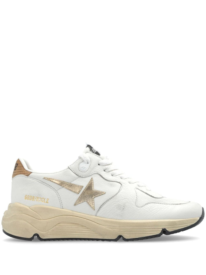 RUNNING SOLE LEATHER SNEAKERS