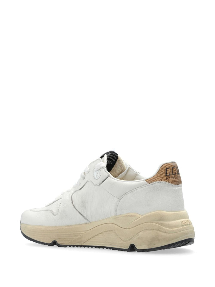 RUNNING SOLE LEATHER SNEAKERS