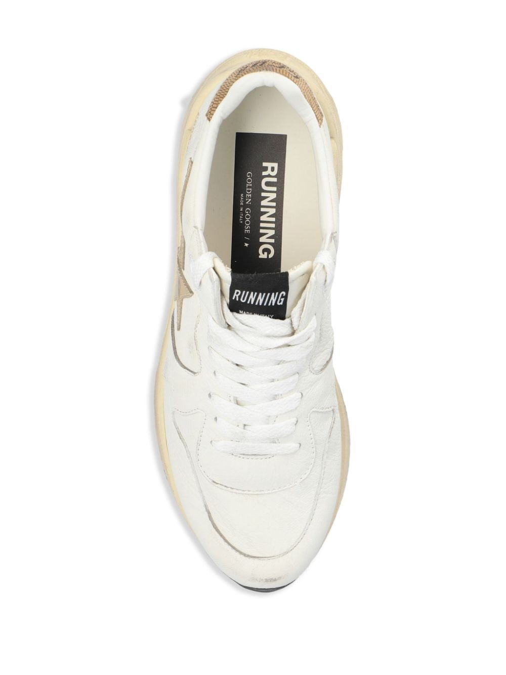 RUNNING SOLE LEATHER SNEAKERS
