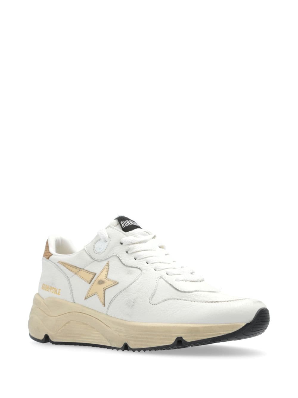 RUNNING SOLE LEATHER SNEAKERS