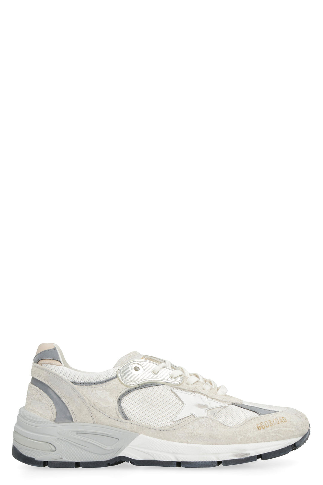 DAD-STAR DISTRESSED WHITE/GREY SNEAKERS