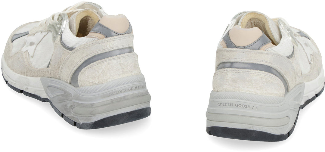 DAD-STAR DISTRESSED WHITE/GREY SNEAKERS