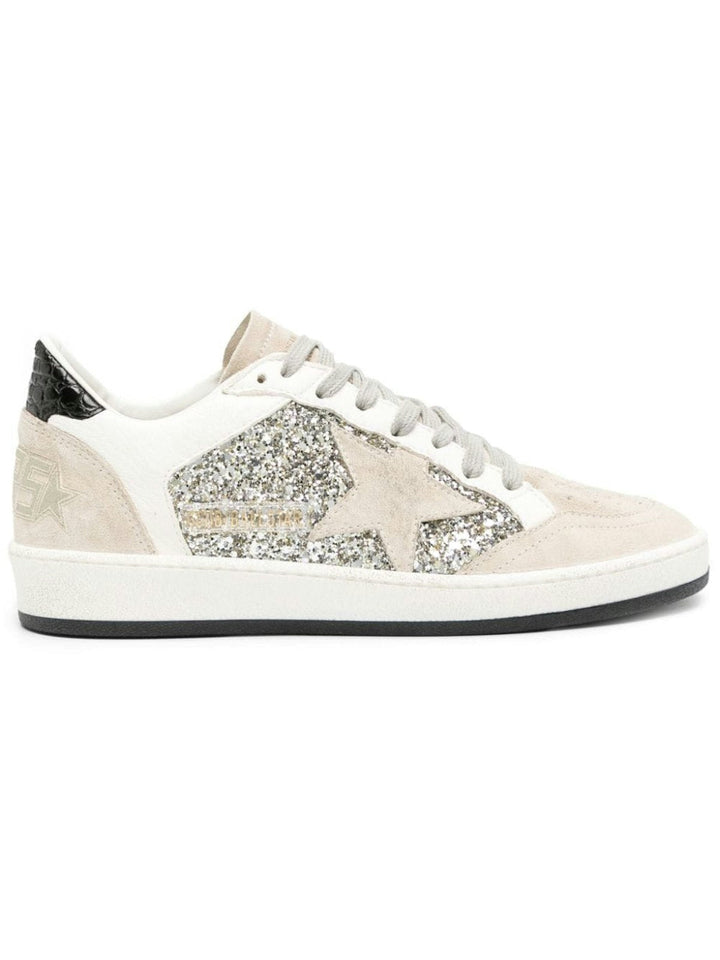BALL STAR GLITTER AND LEATHER UPPER