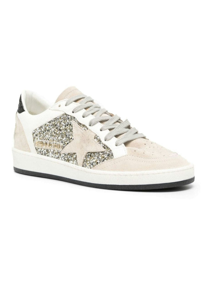 BALL STAR GLITTER AND LEATHER UPPER