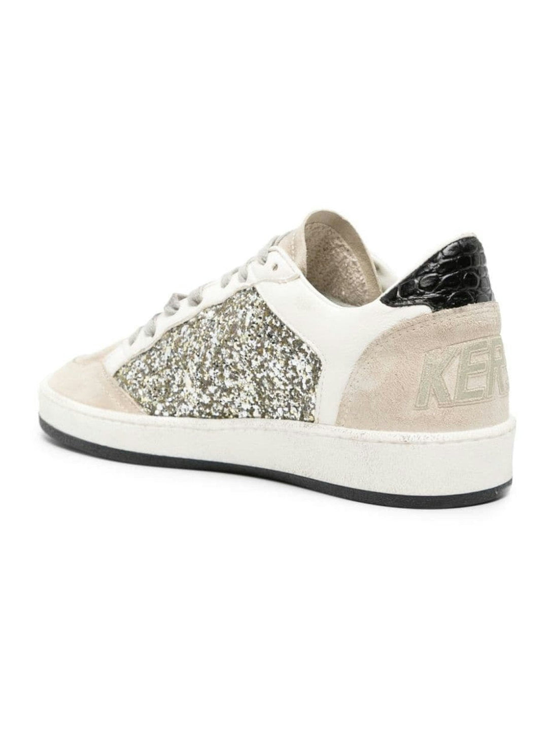 BALL STAR GLITTER AND LEATHER UPPER