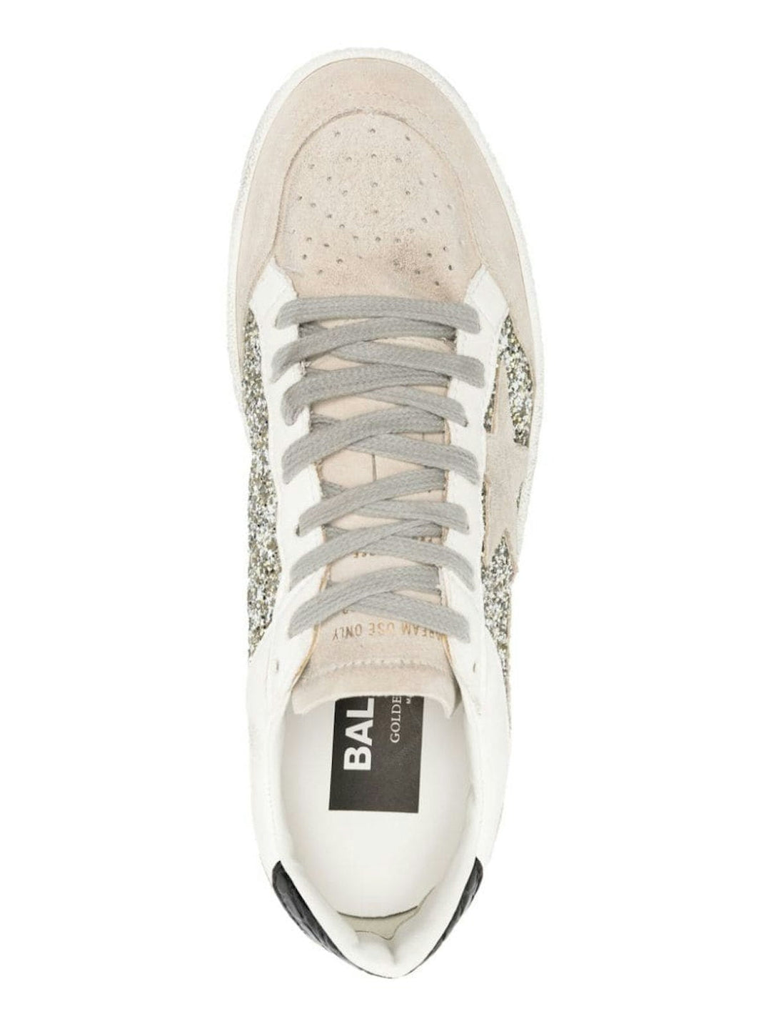 BALL STAR GLITTER AND LEATHER UPPER