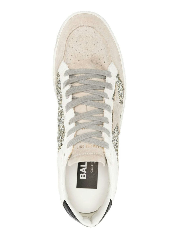 BALL STAR GLITTER AND LEATHER UPPER