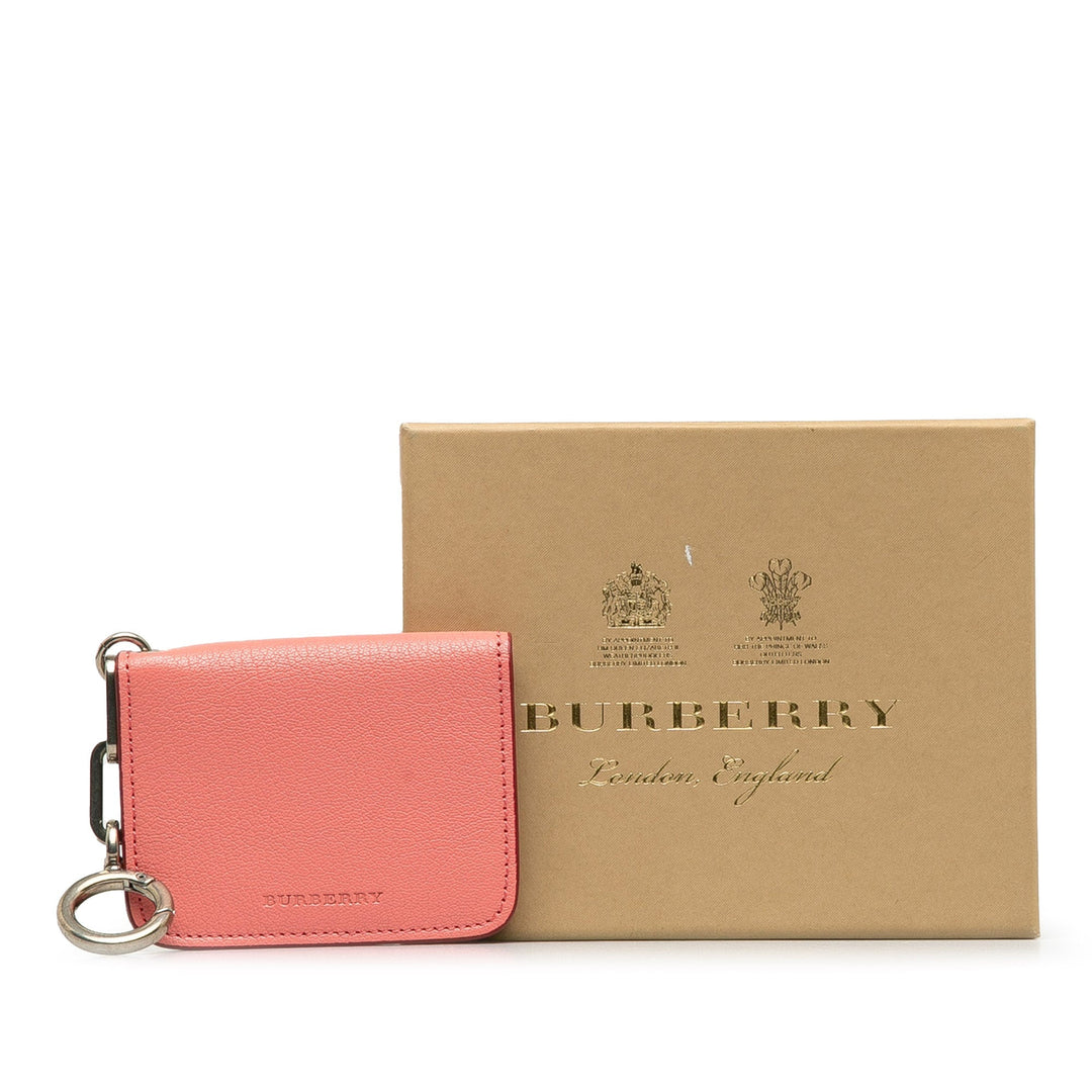 BURBERRY Leather Card Holder
