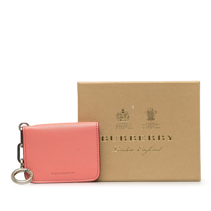 BURBERRY Leather Card Holder