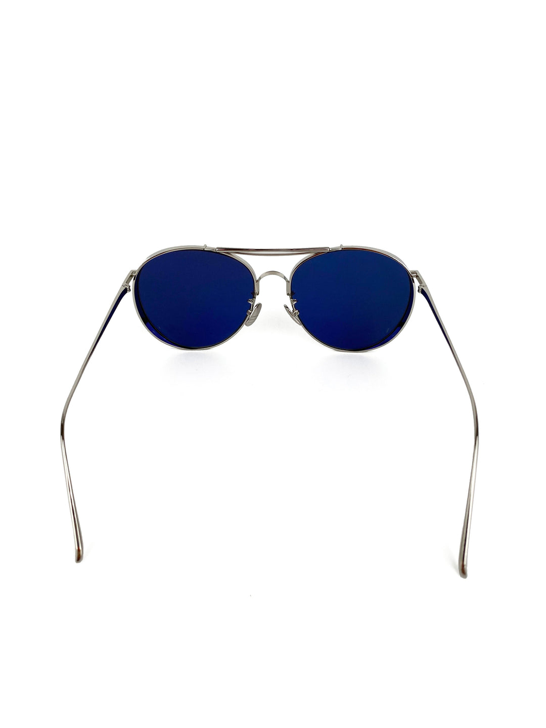 Gentle Monster Silver "Big Bully" Aviator Mirror Sunglasses