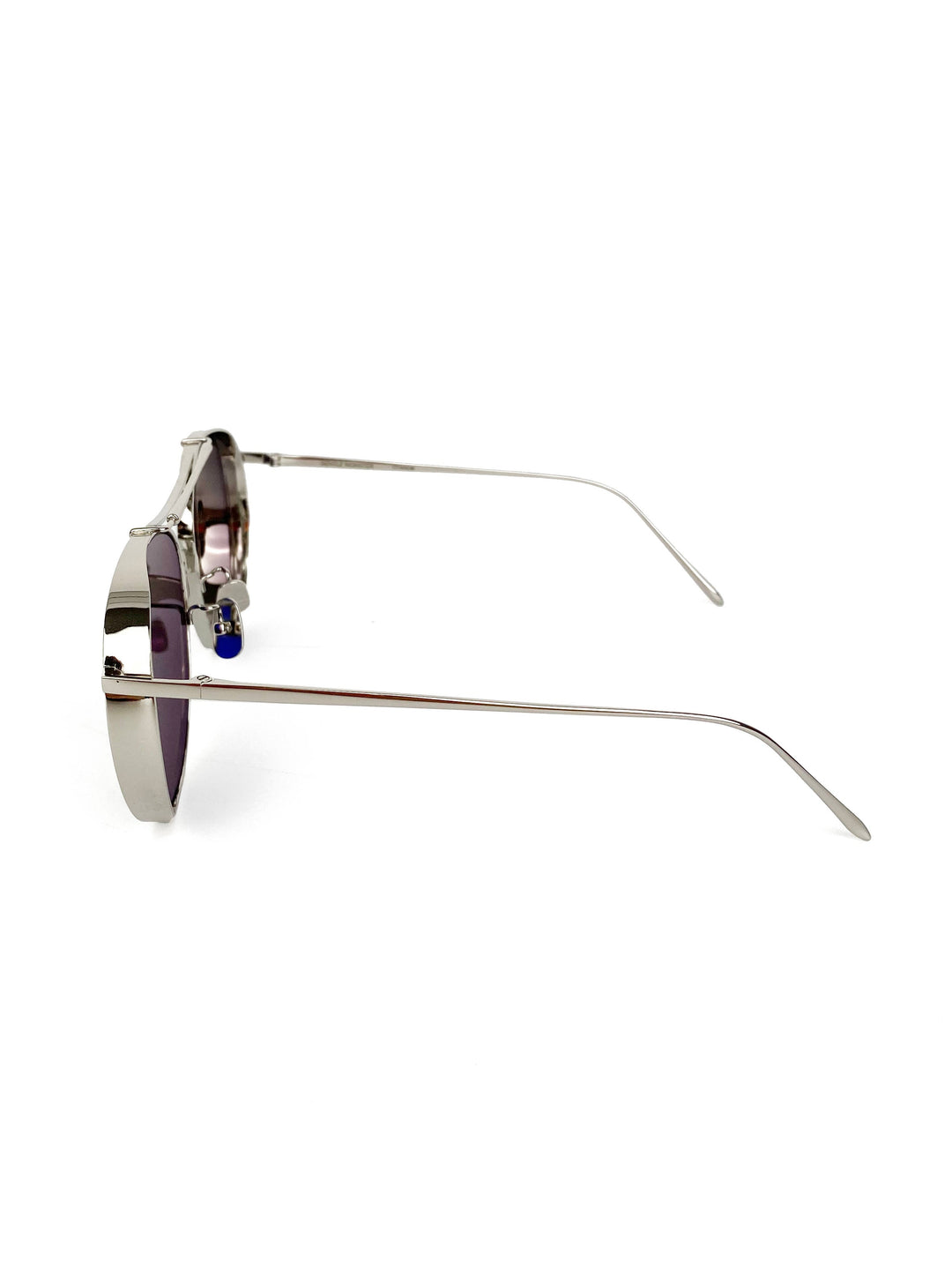 Gentle Monster Silver "Big Bully" Aviator Mirror Sunglasses