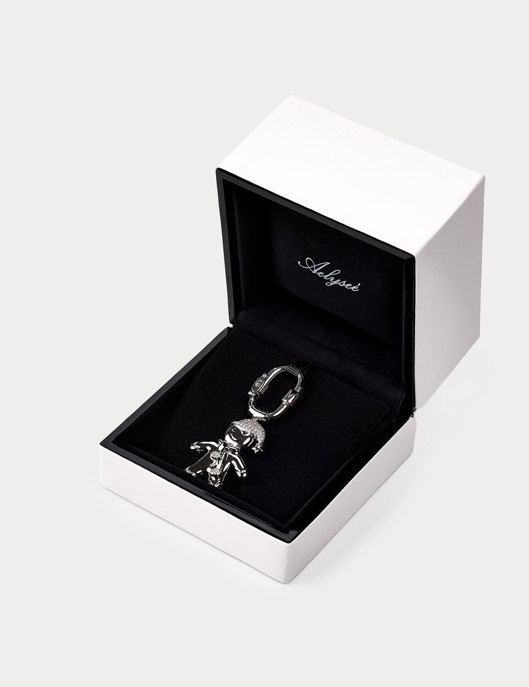 Classic Silver—Gingerbread Man Bag Charm