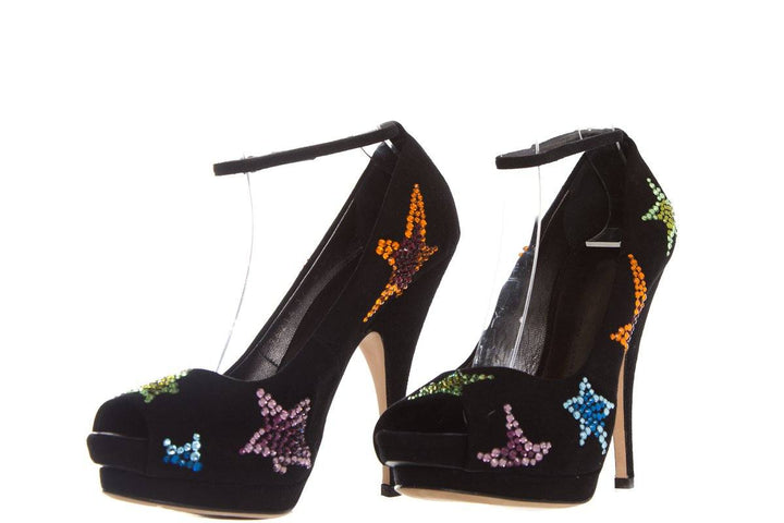 Giuseppe Zanotti Balc Suede Heels SZ 37
