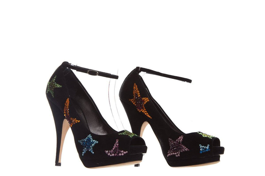Giuseppe Zanotti Balc Suede Heels SZ 37
