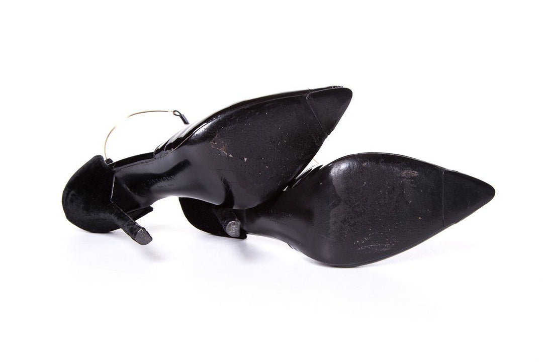 Givenchy Black Pointed Toe Pumps SZ 39 Sale