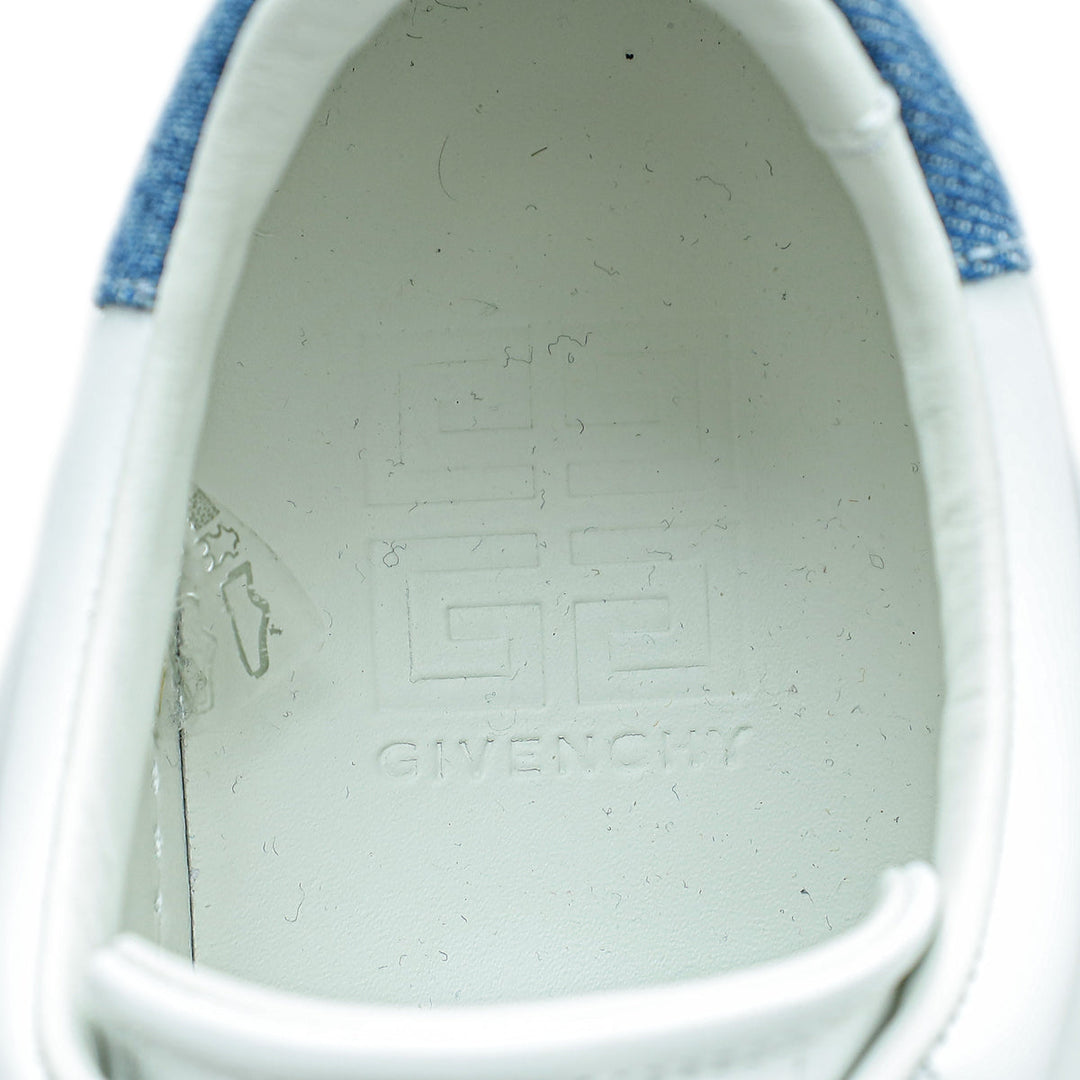 Givenchy Bicolor City Sport Denim Strap Slip on Sneaker 38