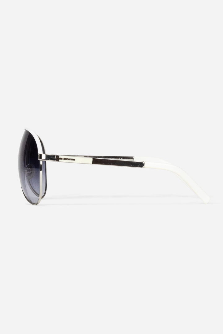 Blue Lens Oversized Aviator Sunglasses