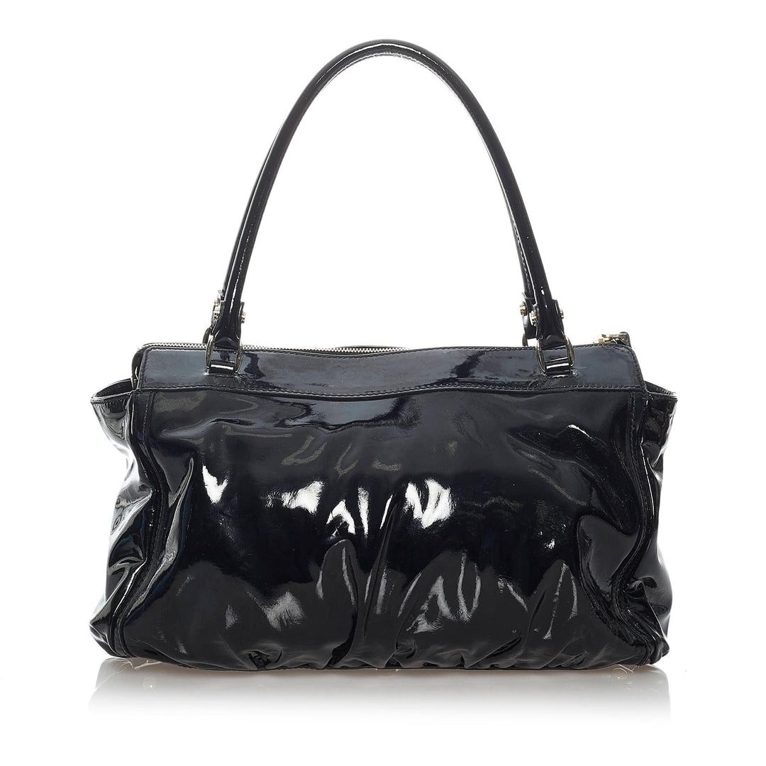 Gucci Abbey D-Ring Patent Leather Shoulder Bag (SHG-30321)