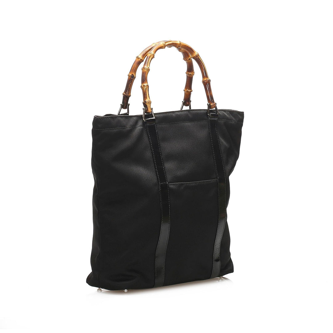 Gucci Bamboo Nylon Tote Bag (SHG-14122)