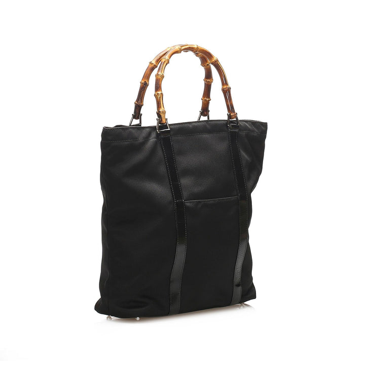 Gucci Bamboo Nylon Tote Bag (SHG-14122)