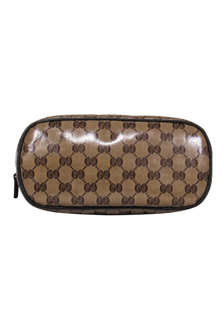 Gucci - Brown "GG" Monogram Mini Convertible Crossbody
