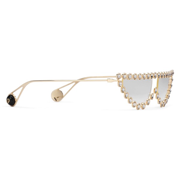 GUCCI Cat Eye Sunglasses With Crystals
