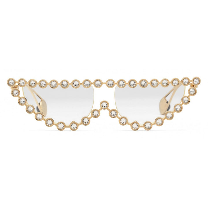 GUCCI Cat Eye Sunglasses With Crystals
