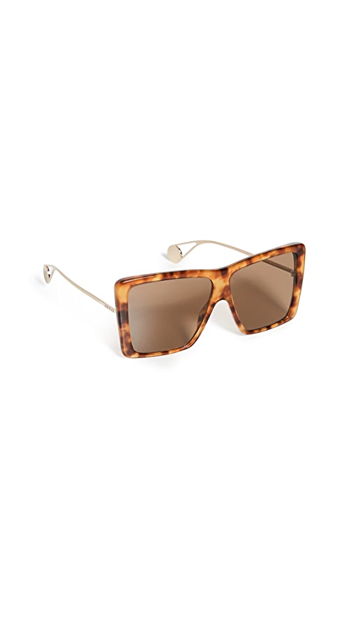 GUCCI Evolution Oversized Square Aviators Sunglasses