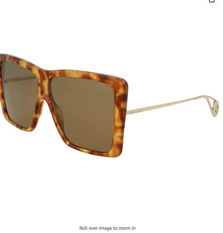 GUCCI Evolution Oversized Square Aviators Sunglasses