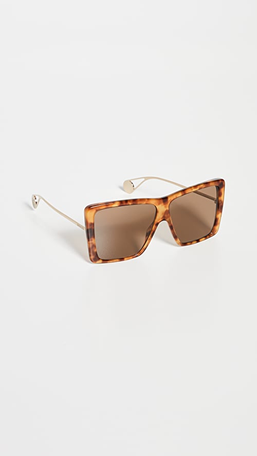 GUCCI Evolution Oversized Square Aviators Sunglasses