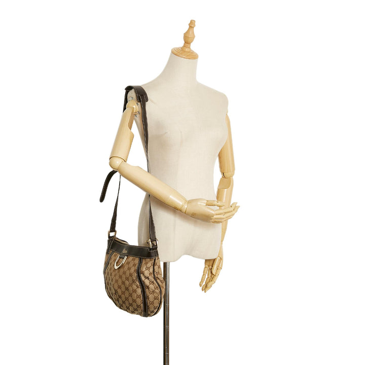 Gucci GG Canvas Abbey D Ring Crossbody Bag (SHG-tOPIPa)