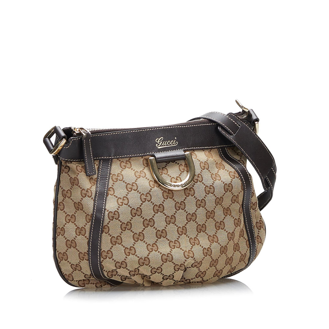Gucci GG Canvas Abbey D Ring Crossbody Bag (SHG-tOPIPa)