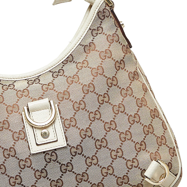 Gucci GG Canvas Abbey D-Ring Shoulder Bag (SHG-cs0Mae)