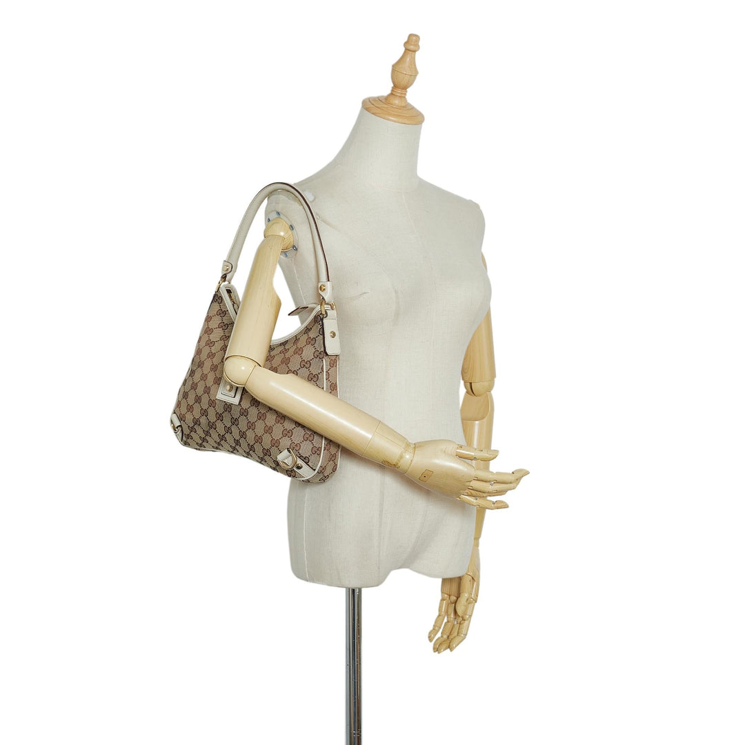 Gucci GG Canvas Abbey D-Ring Shoulder Bag (SHG-cs0Mae)